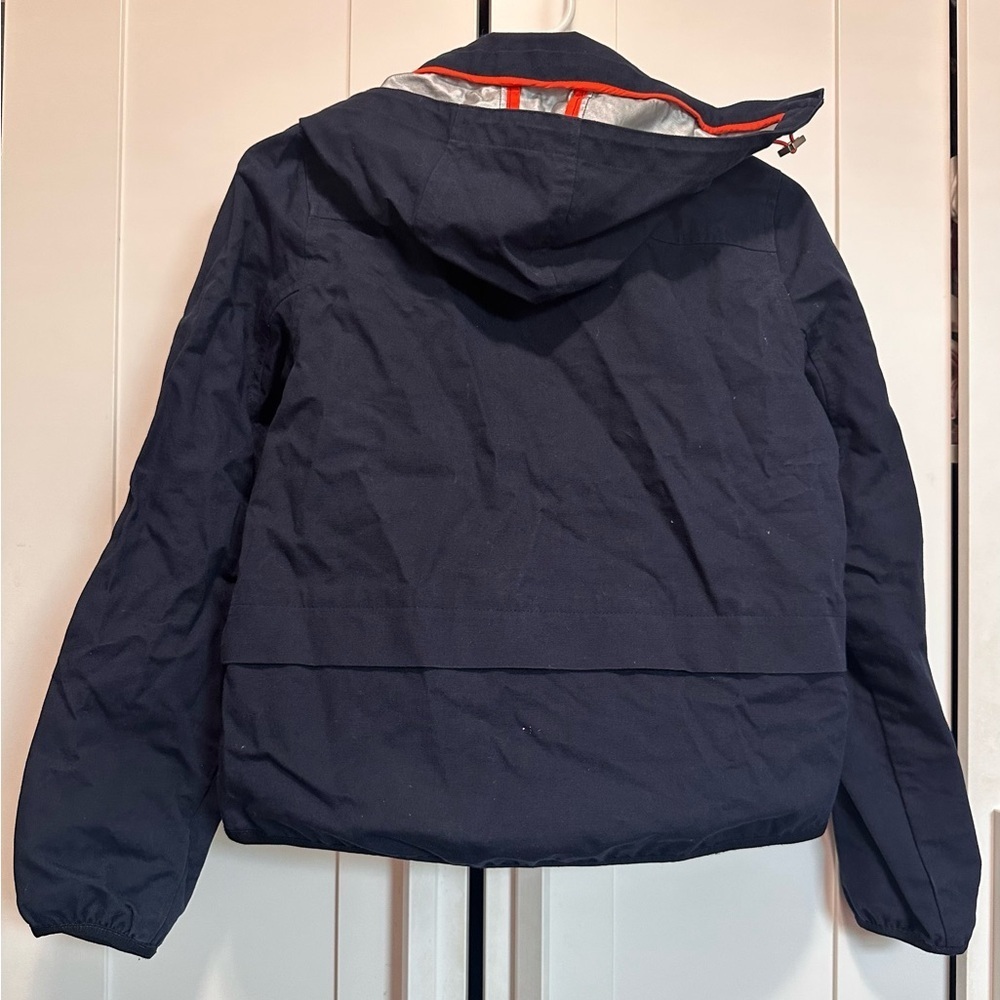 Banana‎ Republic Dark Blue Rain Coat Jacket size XS - Picture 5 of 10